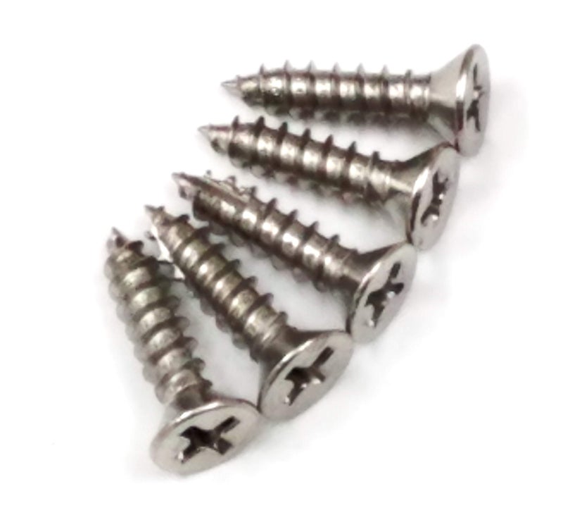 Hinge Outlet Wood Screws, Heavy-Duty Screws for Doors, Cabinets, Furniture & DIY Projects (Satin Nickel, 9 x 3/4 Inch, 24 Pack) - Image 1